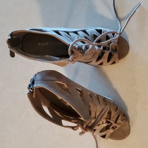 Chinese Laundry, size 5 1/2m suede heels